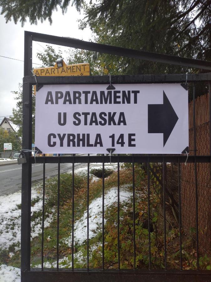 Апартаменты Apartament U Staska Закопане Экстерьер фото